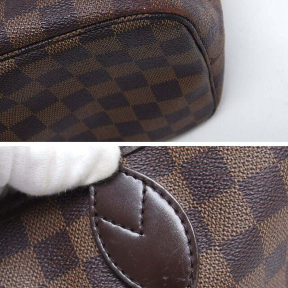LOUIS VUITTON Authentic Brown Damier Neverfull MM Shoulder Bag - Picture 5 of 12